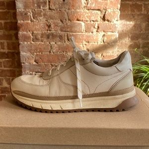 Madewell Kickoff Trainer Sneakers - Ivory/Tan